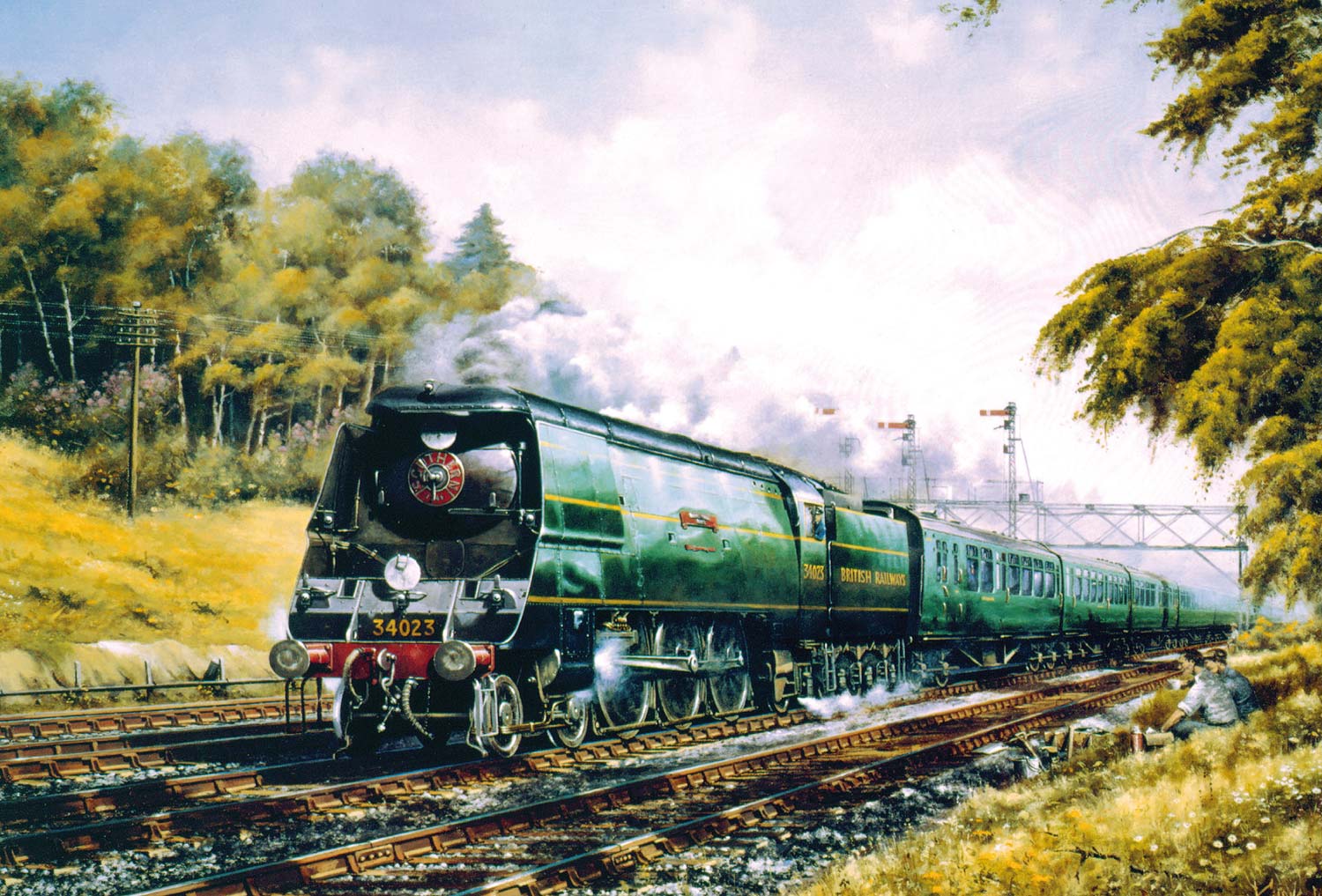 34023 Blackmore Vale on the West Country Express