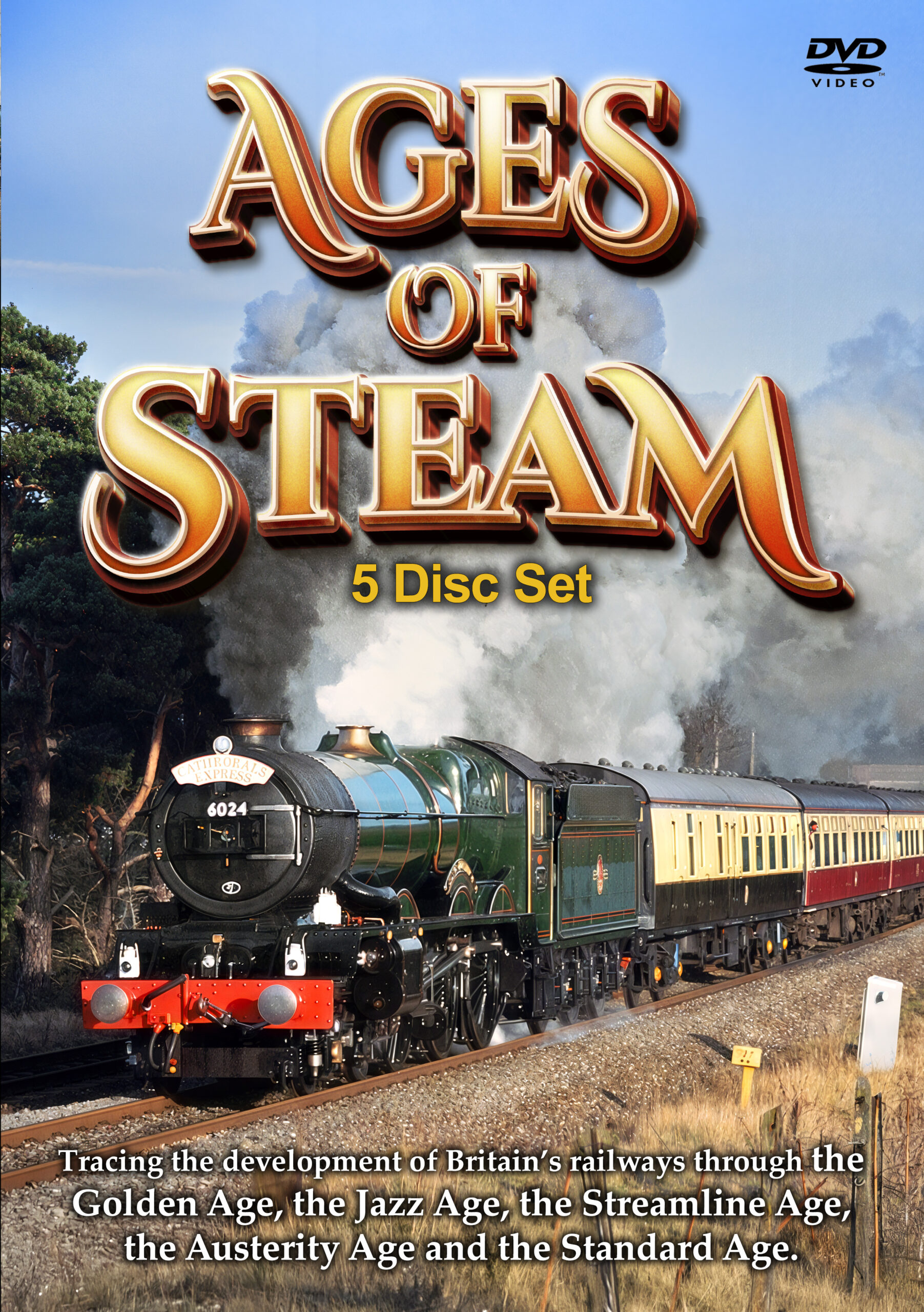 Ages of Steam, 5 Disc Set, Golden Age, Jazz Age, Streamline Age, Austerity Age + Standard Age