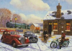 Christmas Cards *Pack of 4: Christmas Eve at the Station