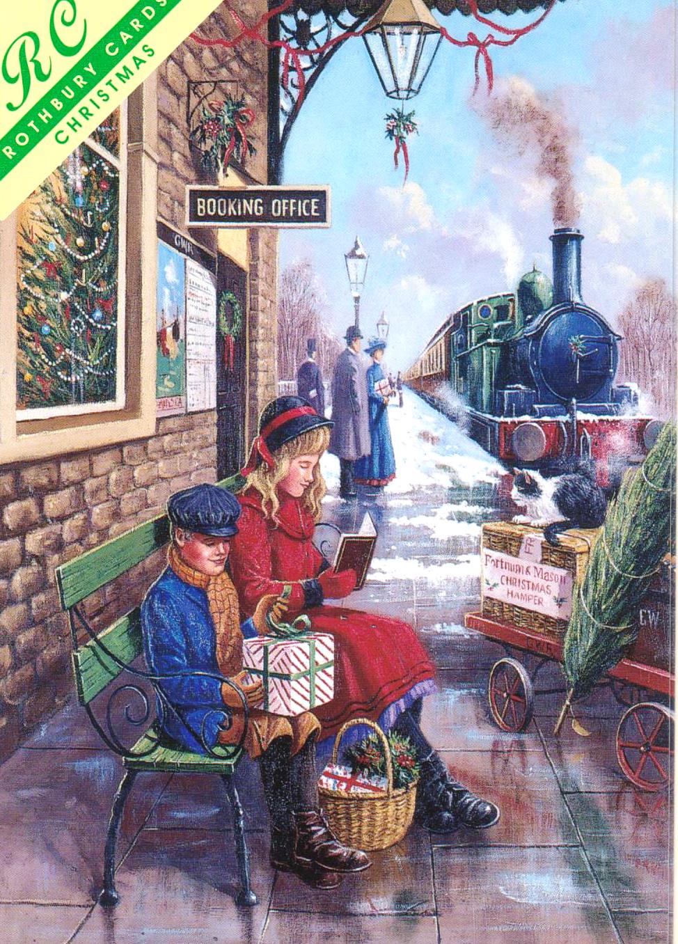Christmas Cards *Pack of 4: Christmas on the Branch Line