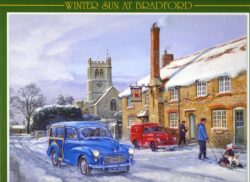 Jigsaw Puzzle: Winter Sun at Bradford Abbas