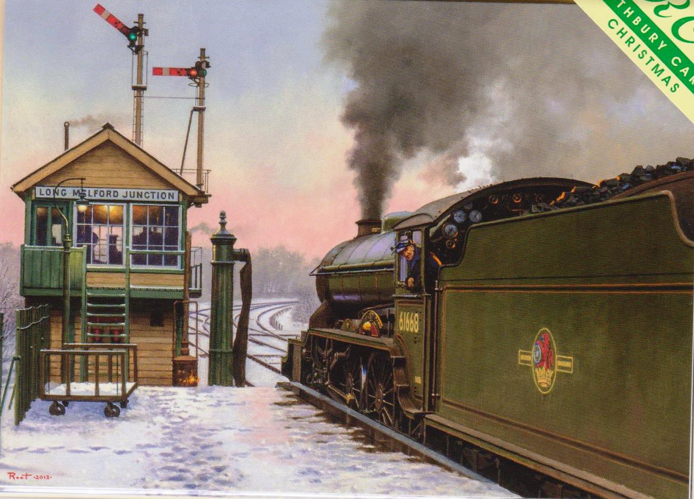 Christmas Cards *Pack of 4: Stour Valley Winter, Long Melford Junction Signal Box