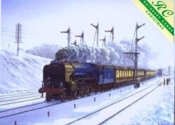 Christmas Cards *Pack of 4: The Blue Pacific, A1 Pacific 60127 'Wilson Worsdell'