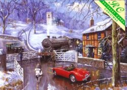 Christmas Cards *Pack of 4: The Railway Crossing