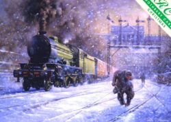 Christmas Cards *Pack of 4: Waverley Winter, Edinburgh